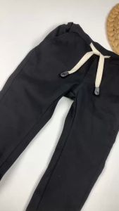 Bronkis Junior Celana Panjang Anak Laki Laki Bahan Stretch Warna Hitam Tali Usia 1 Bulan Sampai 6 Tahun