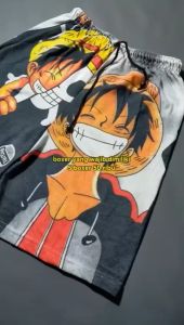 BEST SELLER - BOXER PRIA WANITA CELANA PENDEK GROSIR KOLOR PANTAI KARAKTER KARTUN ANIME