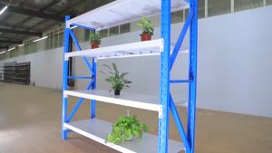 ชั้นวางสินค้า 4 ชั้น รองรับน้ำหนักชั้นละ 100200300500 kg ชั้นวางของร้านค้า วางของในโกดัง ชั้นวางเหล็ก