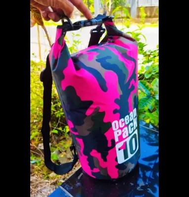 DRY BAG RANSEL DUA TALI 5L 10L 15L ARMY ANTI AIR WATERPROOF BAG