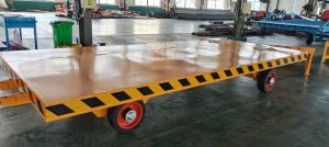 MOLORE | High Load Capacity Factory Use Four-Wheel Steering Towing Cart 10 ton