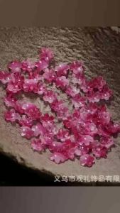 DIY hình hoa anh đào năm cánh hoa chuyển màu. bằng thủy tinh 10mm phụ kiện tóc trang sức đính cườm thủ công tự làm giá sỉ