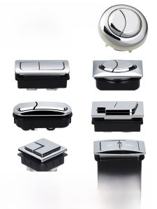 Vintage Toilet Tank Button Universal Accessory Oval Shaped Dual Flush for Urinal Rectangular Watering Household Bathroom Parts