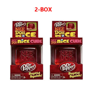 Dr Pepper & Schylling Nice Cube Sensory Squeeze Blind Box Fidget Toy Stress Relief Anxiety Relief for Kids Adults