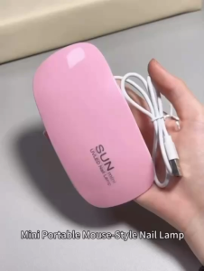 เครื่องอบเล็บเจลขนาดเล็ก เครื่องอบสีเจล 6 วัตต์เล็บเครื่องเป่า  UV/LED โคมไฟยูวีแบบพกพา