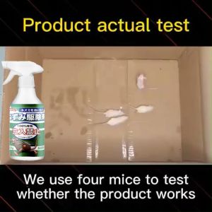 YUTONG Rat repellent spray 500ml no harm to people and pets Can repel mice cockroaches mosquitoes geckos etc rat spray killer Rat killer Rat repellent for home rat away spray for car