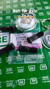 1PC Stud Bolt for Axles (22170434) Bajaj RE High Quality Genuine Parts Tuktuk 3 Wheelers Originals Maximum Strength