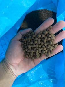 [1kg]Cám  thức ăn cá hiệu Con Cò cho cá tạp  cá da trơn cá có vẩy cá rô-phi cá lóc….