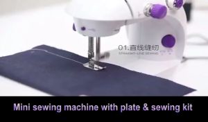 Portable Sewing Machine Mini Original Electric Sewing Machines Household Lightweight Hand Sewing Machine For Beginners New Double Thread Sewing Machine With Foot Pedal And Adapter