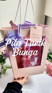 Pita Tarik Instan Hiasan Kado Hampers Buket Bunga Webbing Souvenir Cantik