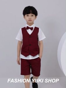 Set gile cho bé trai bộ quần áo bé trai set đồ sành điệu cho bé trai từ 8 - 32kg - Đồ bộ gile chất kaki mềm mịn phù hợp với da bé - Mẫu T16