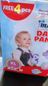 ผ้าอ้อมเด็ก  แพมเพิสเด็ก DIAPEX รุ่น Day Pants แบบกางเกง ไซส์ M-XXL แพมเพิส ผ้าอ้อม