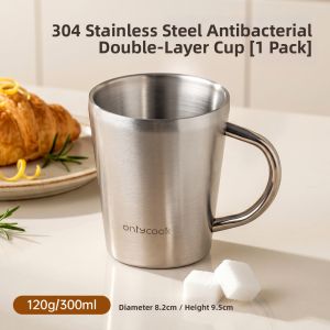 onlycook | Antibacterial Double-layer Insulated Mug