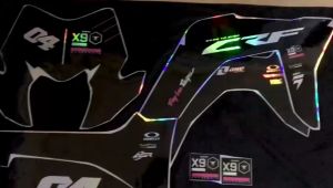 decal klx 150 bf hitam cutting hologram simple