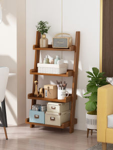 Simple Bookshelf Trapezoidal Storage Rack For Home Living Room Wall Magazine Storage Rack Bedroom Multi-Layer Picture Book Storage Rack
