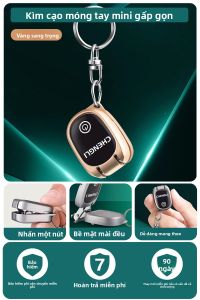 IMLUCKY | Mini Nail Clipper Anti-Splash Single Pack Keychain German Material Folding Nail Scissors Personal Hygiene Care Adult Use