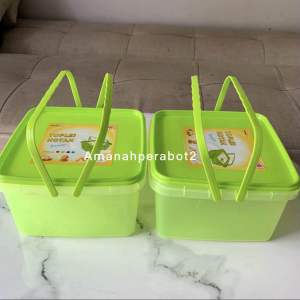 3Pcs Shinpo Tempat Asinan Cendrawasih 8 Liter 14 Liter Toples Kerupuk Warna