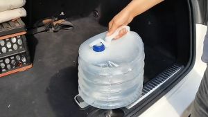 Bình nước dã ngoại cắm trại 3-5-10-15L có thể gấp gọn có van đóng mở