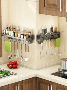 Nipiin Compact Wall Mount Organizer: Multi-Functional Kitchen Storage Solutions