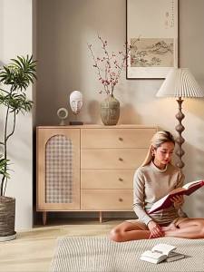 Storage Solid Wood Drawer Cabinet
