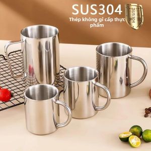 CHIZHIDU | Cốc Bằng Thép Không Gỉ Cách Nhiệt cho Văn Phòng Kinh Doanh