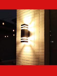 YESQ LED Wall Light outdoor Waterproof IP68 Wall Lamp E27 Nordic Style Garden Decoration Automatic Light Up YESQ-W1