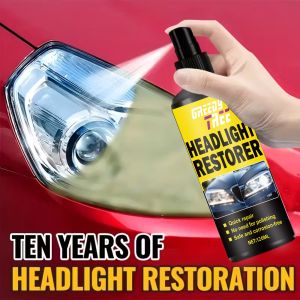Universal Headlight Lens Restoration Kit - Prevents Yellowing And Oxidation with Bright Headlight Restoration Fluid Restores