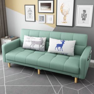 Small Living Room Bedroom Female Mini Dormitory Small Apartment Bean Bag Single Sofa Beauty Salon Rental Double Small Sofa