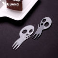 Cute K-style Cartoon Villain Tableware Cake Knife and Fork Integrated Combination Suit Fruit Fork Moon Cake Fork Creative Matching. 