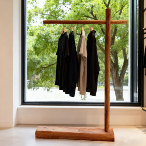 Minimalist Wooden Free-standing Coat Rack