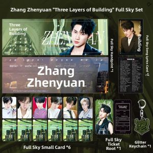 Zhang Zhenyuan Thrice Leveled Tower Full Sky Star Hand Banner Postcard Return Album TNT times Teenagers Idol Entertainment