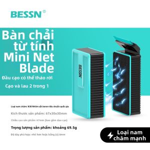 BESSN | Dụng Cụ Làm Sạch Bể Cá Từ Tính Mạnh Không Trầy Xước Loại Bỏ Tảo