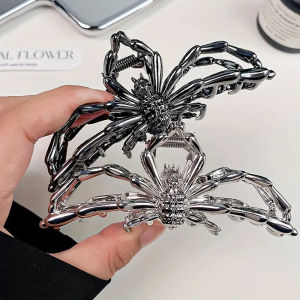 Metal Spider Halloween Party Barrettes