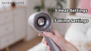 Japan Akiracosme High Speed Hair Dryer Full Set Professional Salon Ionizer For Men Women 2 Billion Ions Hair Care 1500W Rapid Drying Home Use No-damaging