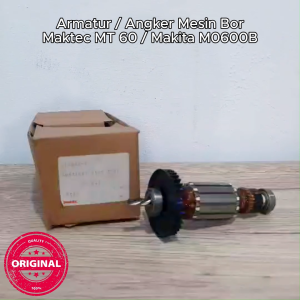 MAKITA Armature Angker Mesin Bor MT 60 / M0600B Armatur MT60 / M 0600 B Original