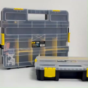 Deli กล่องใส่อุปกรณ์ กล่องเก็บน็อต กล่องใส่สกรู แบ่งช่องเก็บได้ ล็อคแน่น ซ้อนกันได้หลายชั้น Modular Box