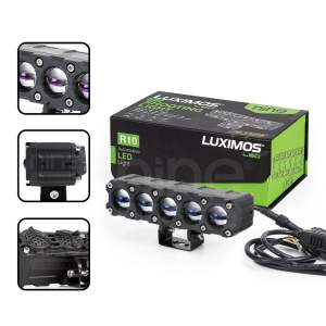 LUXIMOS LED SHOOTING LIGHT R10 5 MATA 55W DEVIL EYE LAMPU SOROT/ LAMPU TEMBAK TAMBAHAN MOTOR DAN MOBIL