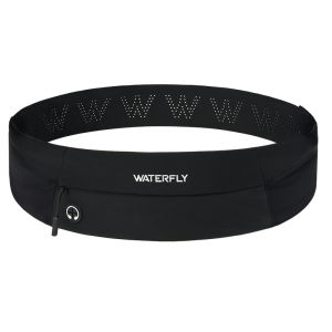 WATERFLY Running Belt bag Fanny Pack Slim Waist Bag for Men Women Workout Fitness Phone Holder for Exercise Marathon Jogging