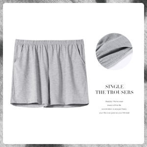 me home wear | Cotton Thin Loose Solid Home Pants