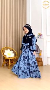 TRAVELER KIDS Baju Dress Muslim Gamis Baby Anak Remaja Usia 2 3 4 5 6 7 - 15 Tahun