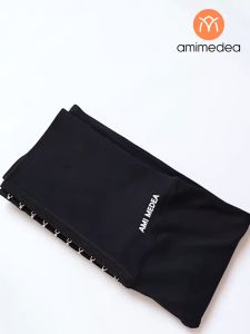 Quần thể thao legging nữ quần tập gym nữ tập yoga AMI MEDEA phối nịt bụng thon eo nâng mông K637