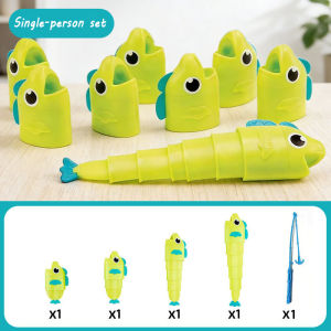 Brozebra | Fishing Battle Board Game Kid Fish Body Stretchable Long Short Competition Fun Family Party Interaction Social Table CreativeToy