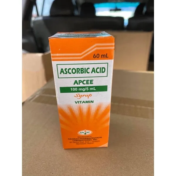 APCEE, ASCORBIC ACID 60ml syrup | Lazada Philippines