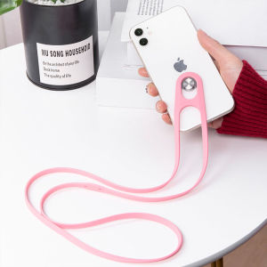 Detachable Liquid Silicone Phone Strap Neck Cord Sling Crossbody Male Pendant Patch Cord Digital Accessories Mobile Phone Chains