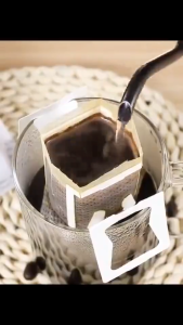 25/50PCS Disposable Coffee Drip Bags Hanging Ear Coffee Paper Pack Coffee Filter Paper Bags Portable Brewing Coffe