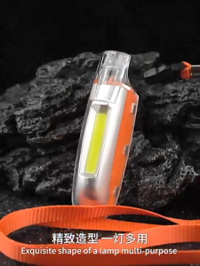 Outdoor Emergency Whistle with LED Flashlight Hiking Camping First Aid Whistle Flashlight Outdoors