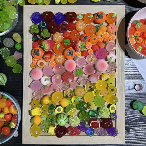 Glow-in-the-dark Mini Fruit Themed Blind Bag Toys Simulation Micro Model Cute Particle Food Play Toys Small Gifts for Kids