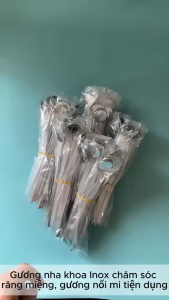 GƯƠNG SOI MINI INOX ĐA NĂNG – COMBO 3 CÂY – SOI RĂNG TAI MŨI DA – GƯƠNG SOI KIỂM TRA TIỆN LỢI