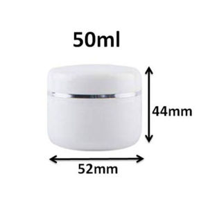 10Pcs Empty Cosmetic Containers 10g 20g 30g 50g 100g 250g Refillable Bottles Travel Face Cream Lotion Plastic Makeup Jar Pot