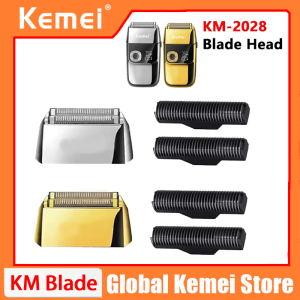 Kemei | Kemei Original Electric Shavers Blades Golden Foil Knife Net and Cutter Head Suitable for KM-2028 Replacement Floating Razor